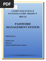 Password Management