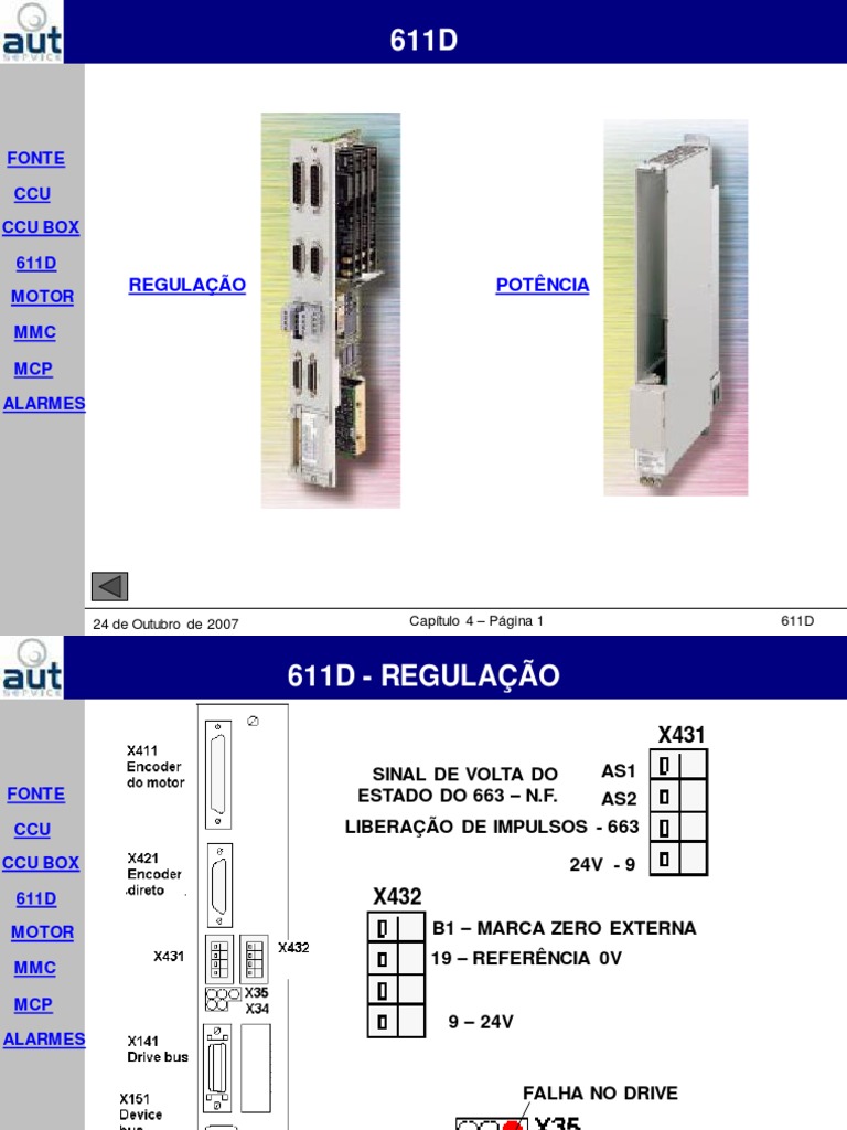 Regulação Potência: Fonte CCU Ccu Box 611D Motor | PDF ...