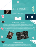 Daniel Bernoulli - Rabbi Choudhury