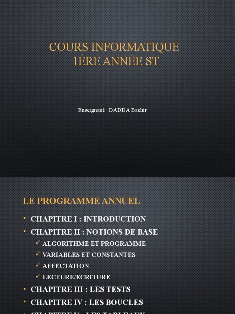 Chapitre I Introduction 1 | PDF