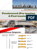 Materi Kuliah PSSB 5 - Prestressed (Pre tension  Post tension) 
