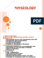 Bloodphysiology LECTURE