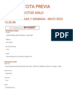 Proceso Automático para La Solicitud de Cita Previa