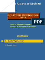 IV Estudio Organizacional y Legal