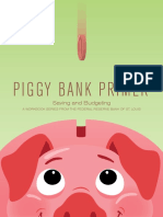Piggy Bank Primer Saving and Budgeting Activity