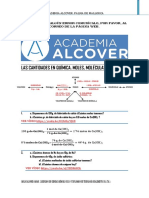 Ejercicios Con Soluciones Moles-moleculas-Atomos 1 Bach PDF