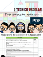 Planificación del Consejo Técnico Escolar para el análisis del Plan de Estudios 2022