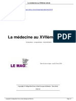 La Medecine Au XVIIeme Siecle - A438
