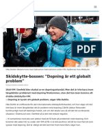 Skidskytte-Bossen: "Dopning Är Ett Globalt Problem" - SVT Sport