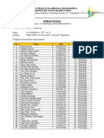 Surat Tugas Peserta Volly