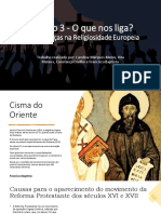 Movimentos religiosos que marcaram a Europa