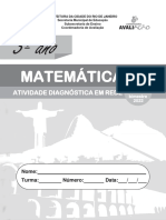 Matemática: Atividade Diagnóstica em Rede