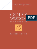 La Sagesse de Dieu Pour Votre Vie - Edition Des Parents - Krause, - Tina