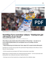 Samtliga Fyra Svenskor Vidare: "Dahlqvist Gör Sitt Bästa Kval I Livet" - SVT Sport