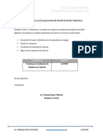 Requisitos Para Actualización de Distintivos Sat - Agosto 2022