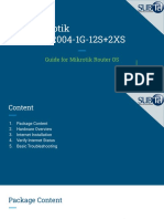 Mikrotik CCR 2004 Router OS Guide