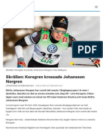 Skrällen: Korsgren Krossade Johansson Norgren - SVT Sport