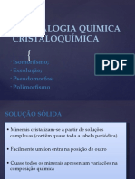 Mineralogia Química e Cristalografia