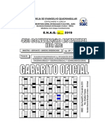 Gabarito Prova 2019