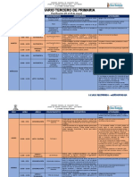 Horario Tercero