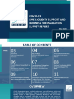 COVID-19 SME Liquidity Support and Business Formalization Survey Report 11-05-2020