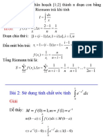 Tuần 5 Ứng Dụng Tích Phân