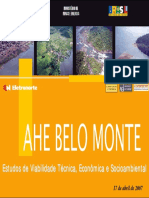 Por que Belo Monte? Estudos de viabilidade para o aproveitamento hidrelétrico na bacia do rio Xingu