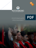 Postgraduate Programmes Brochure Wittenborg University of Applied Sciences 002