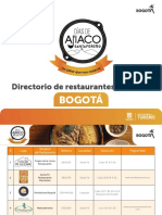 Directorio de Restaurantes 30-11-2020