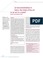 Clinical Neuromodulation in Psychiatry The State of The Art or An Art in A State