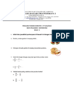 Soal PH 1matematika KLS 4 Bab 1