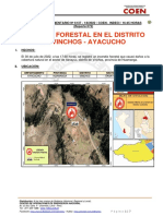 Reporte Complementario #6137 - 1ago2022 - Incendio Forestal en El Distrito de Vinchos - Ayacucho