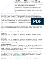 Die Bayerische Polizei - Pressebericht Der Polizei München Vom 07.11.2022