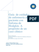 Guia de Cuidados de Enfermeria Al Paciente Con Linfoma de Hodgkin. A Proposito de Un Caso Clinico.