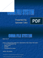 Coda File System - Tahir
