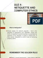 Lesson 4 Cyber Ethics