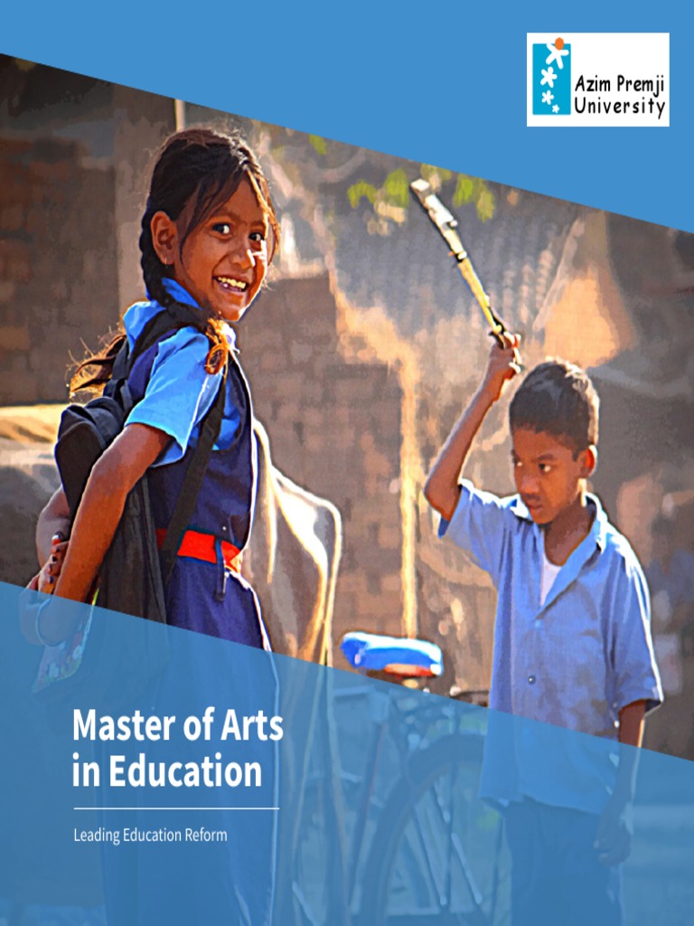 M.A. in Education at Azim Premji University | PDF | Curriculum | Mentorship