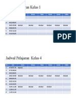 Jadwal Kelas 1&4