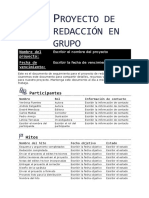 Proyecto de Redacción en Grupo