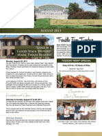 Hannibal Country Club August Newsletter