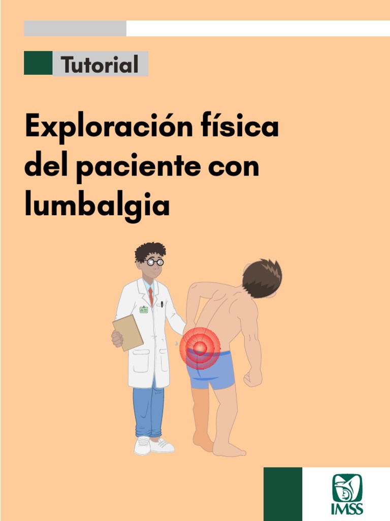 Exploración física en lumbalgia | PDF | Dolor lumbar | La columna vertebral
