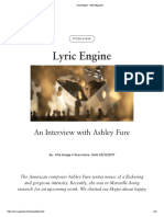Lyric Engine - VAN Magazine