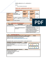 SESIÓN DE APRENDIZAJE R.V