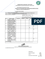 Formato de Evaluación de Actividades