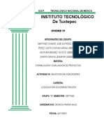 Equipo # 1 Actividad 19 Selección de Indicadores