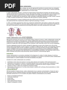 Cardiac Catheterization
