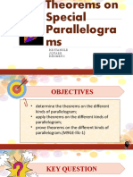 Theorems On Special Parallelogram