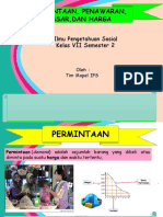 Materi IPS 7-2 Permintaan, Penawaran, Pasar Dan Harga