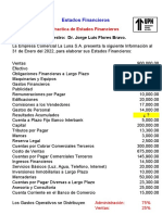 Estados Financieros La Luna S.A