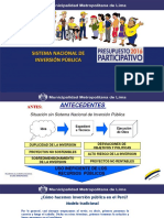 Proyectos de Inversión Pública